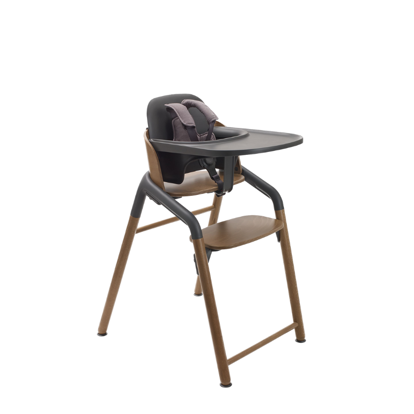 Bugaboo Giraffe Complete Hight Chair Warm Wood/Gray