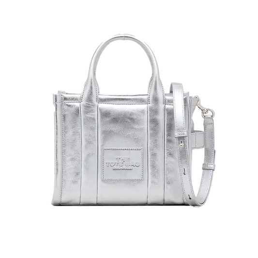 Marc Jacobs The Metallic Leather Small Tote Bag