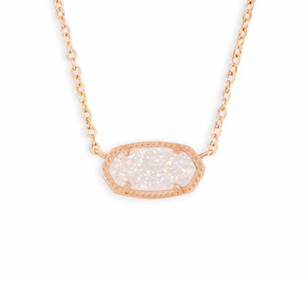 Kendra Scott Elisa Rose Gold Pendant Necklace