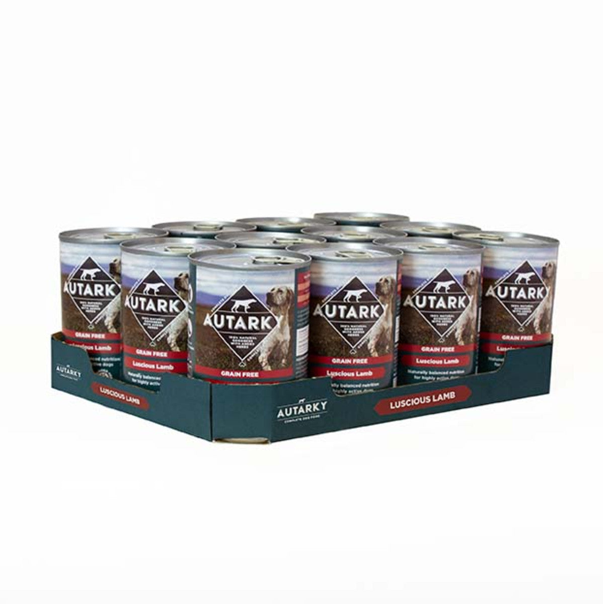 Autarky Adult Luscious Lamb Grain Free Wet Dog Food Cans - 12 x 395g