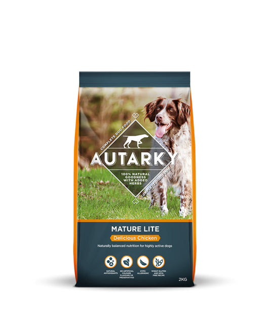 Autarky Mature Lite Delicious Chicken Dry Dog Food - 2kg