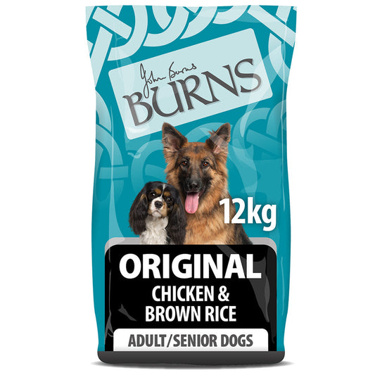 Burns Original Chicken & Brown Rice Dry Dog Food - 12kg