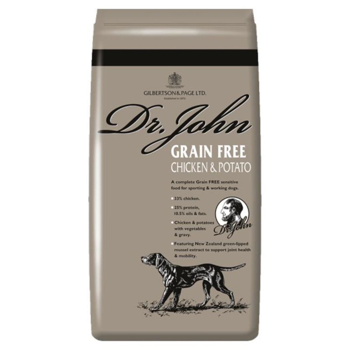 Dr John Grain Free Chicken & Potato Dry Dog Food - 12.5kg