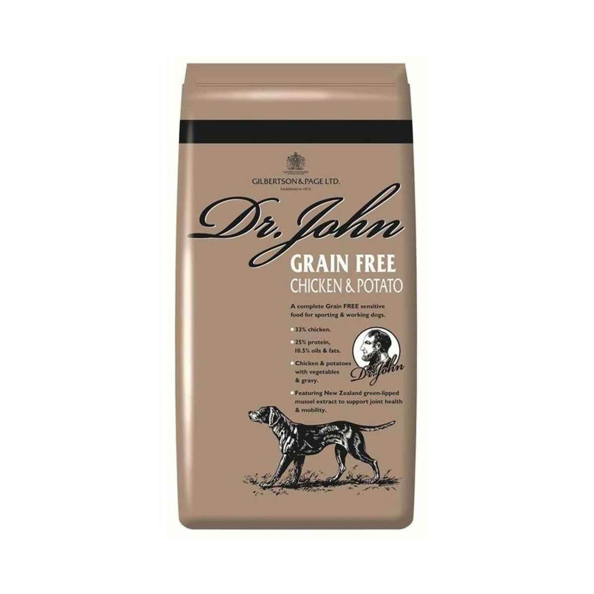 Dr John Grain Free Chicken & Potato Dry Dog Food - 2kg