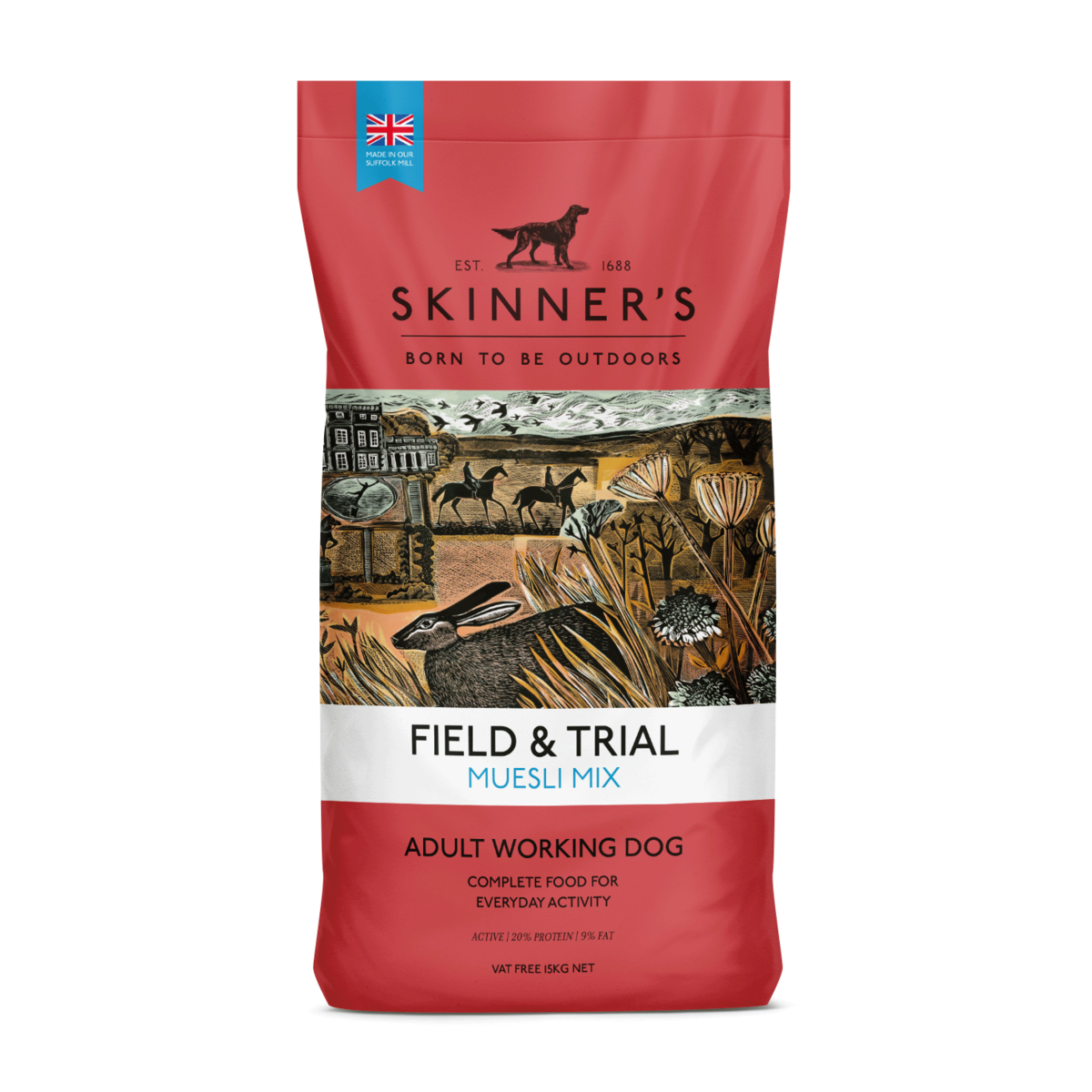 Skinners Field & Trial Muesli Mix Dry Dog Food - 15kg