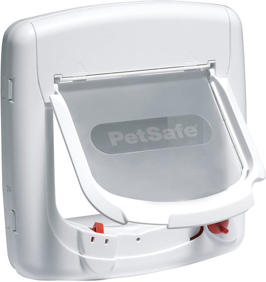 PetSafe Staywell Deluxe Magnetic Locking Cat Flap - White