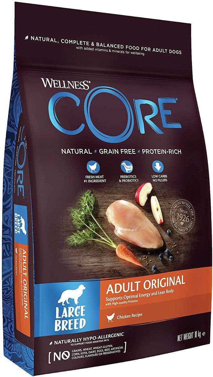 Wellness Core Chicken Large Breed Adult Dry Dog Food - 10kg